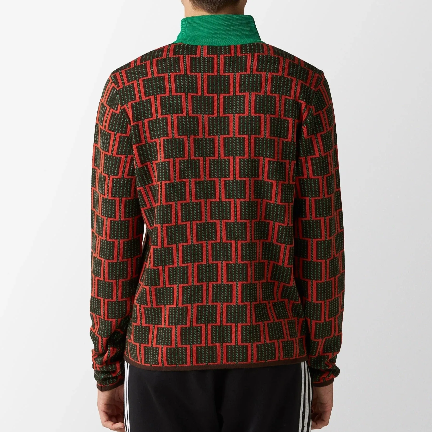 Adidas Mens Multicoloured WB Knit Round Neck Sweater