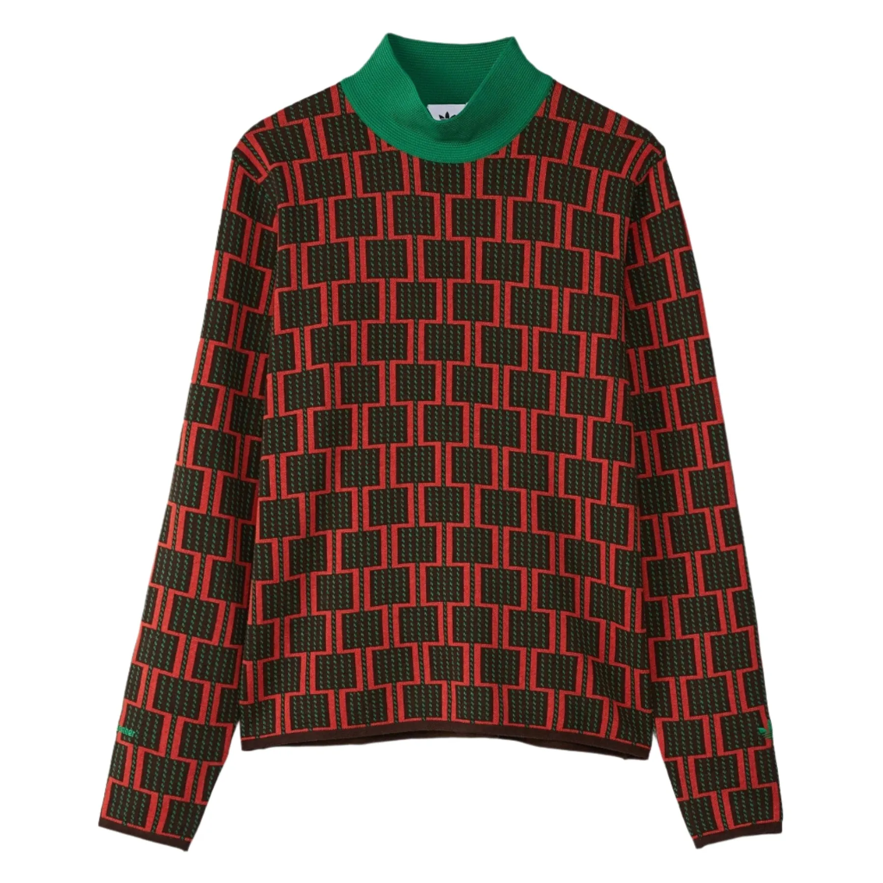 Adidas Mens Multicoloured WB Knit Round Neck Sweater