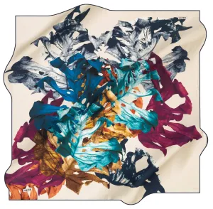 Aker Leaf Turkish Silk Scarf No. 21