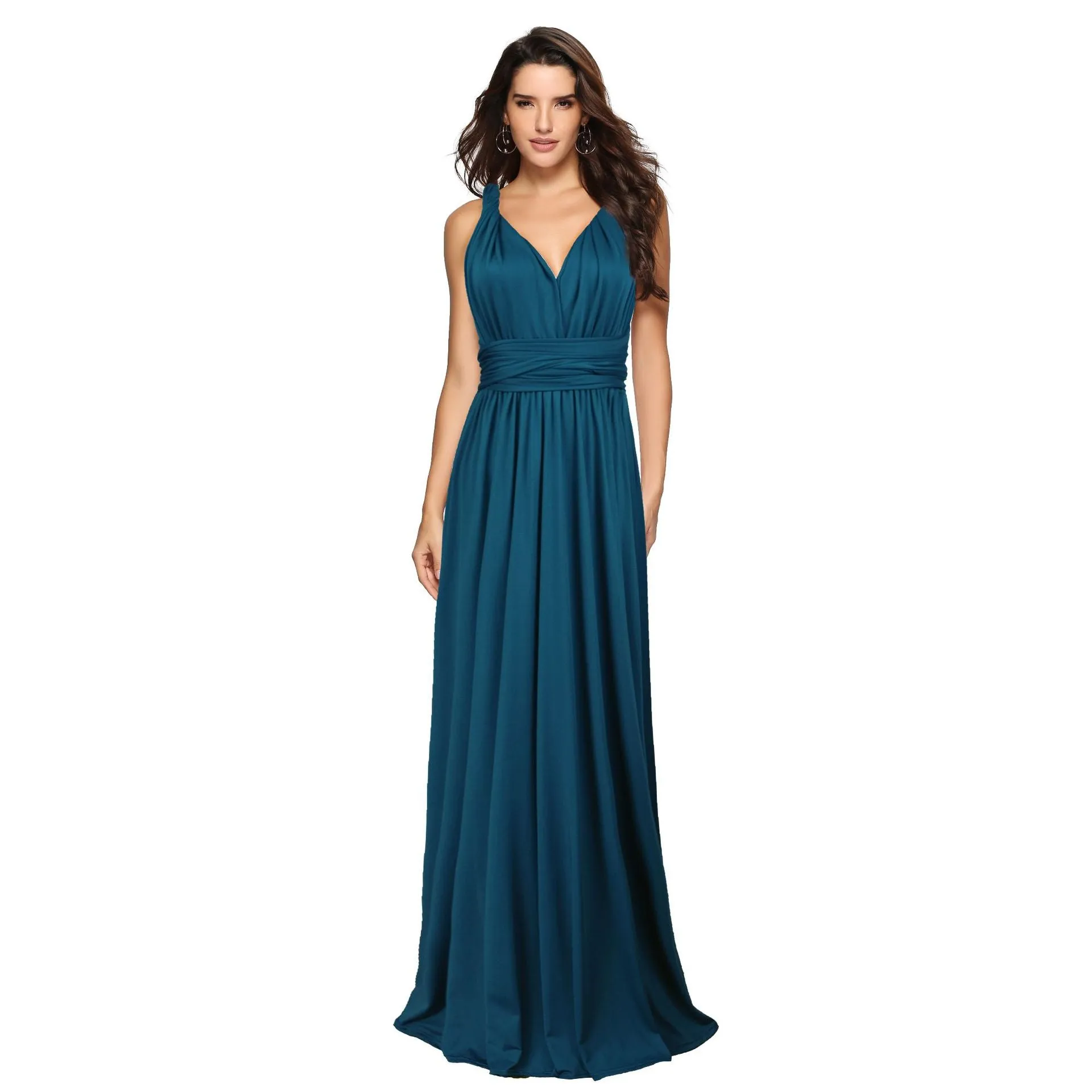 Ariana – Women's Multiway Wrap Convertible Boho Maxi Dress