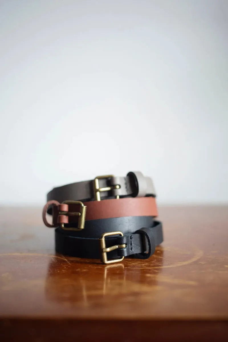 Atelier B Leather Belt (13mm - Multiple Colors)