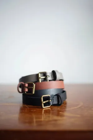 Atelier B Leather Belt (13mm - Multiple Colors)