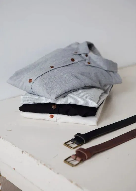 Atelier B Leather Belt (32mm - Multiple Colors)