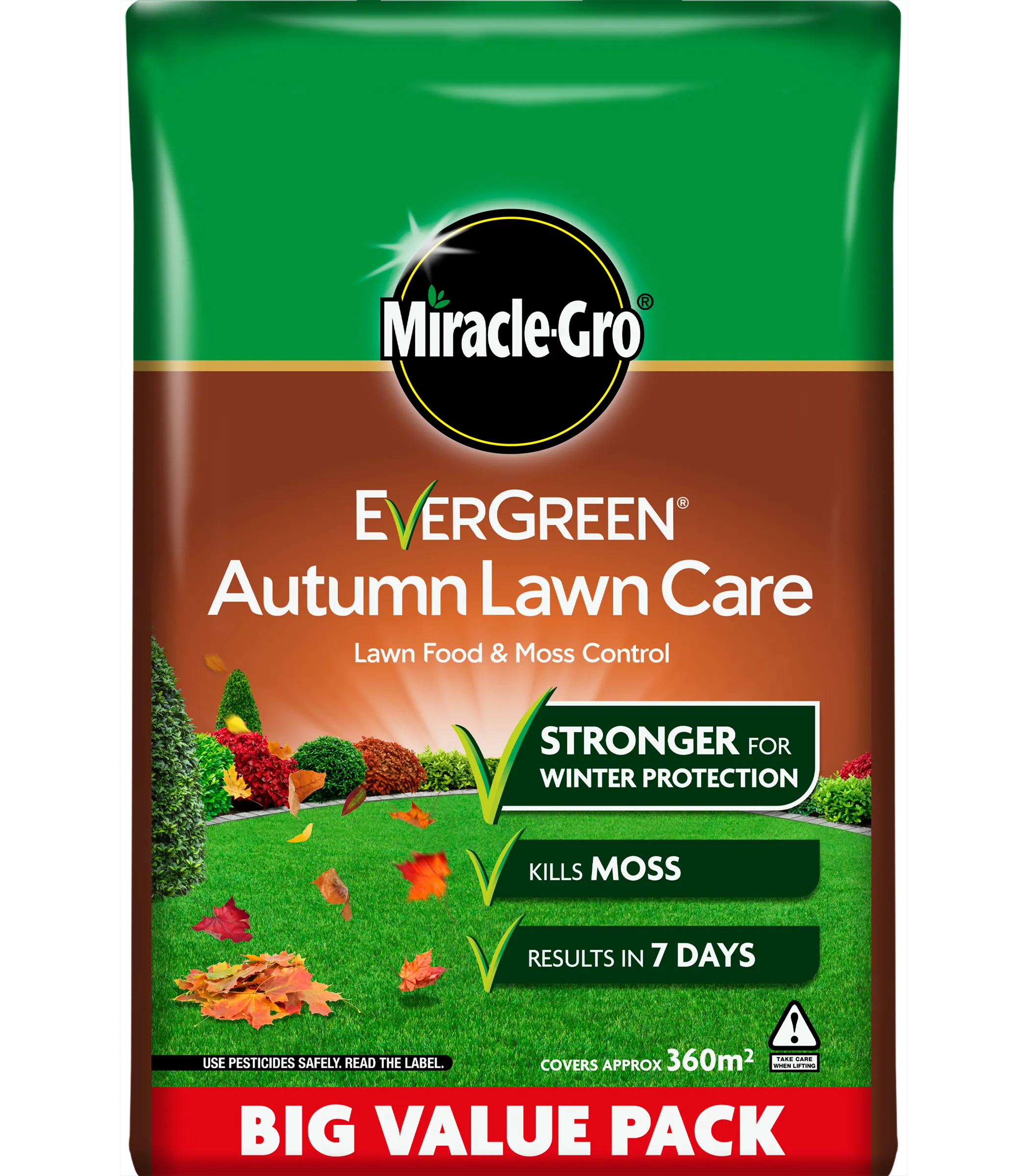 Autumn Lawn Care Lawn Food & Moss Control (360m2)
