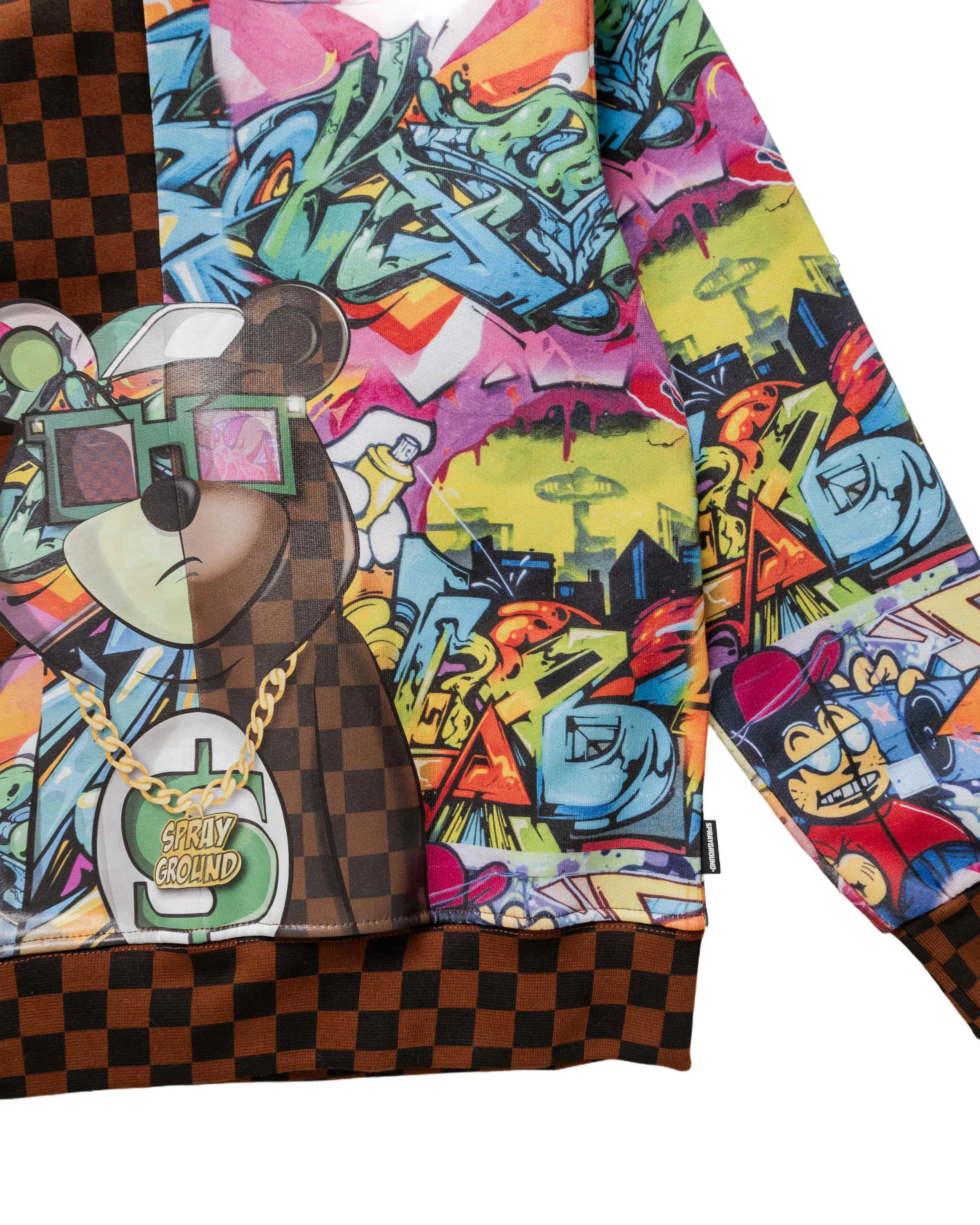 Bear Dont Care Split Hoodie