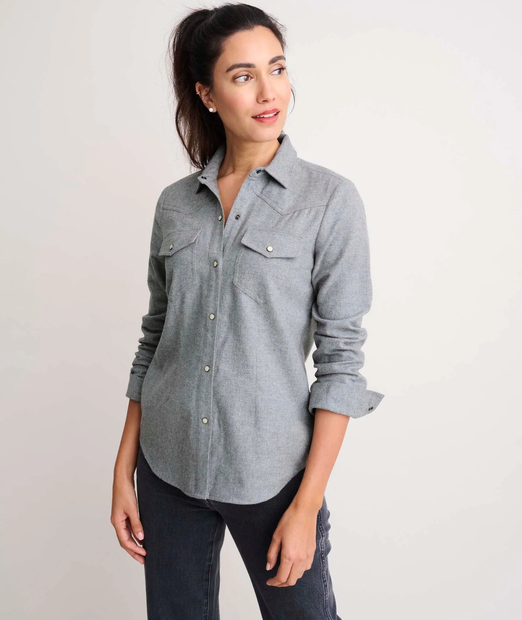 Brushed Cotton Western Paula Shirt