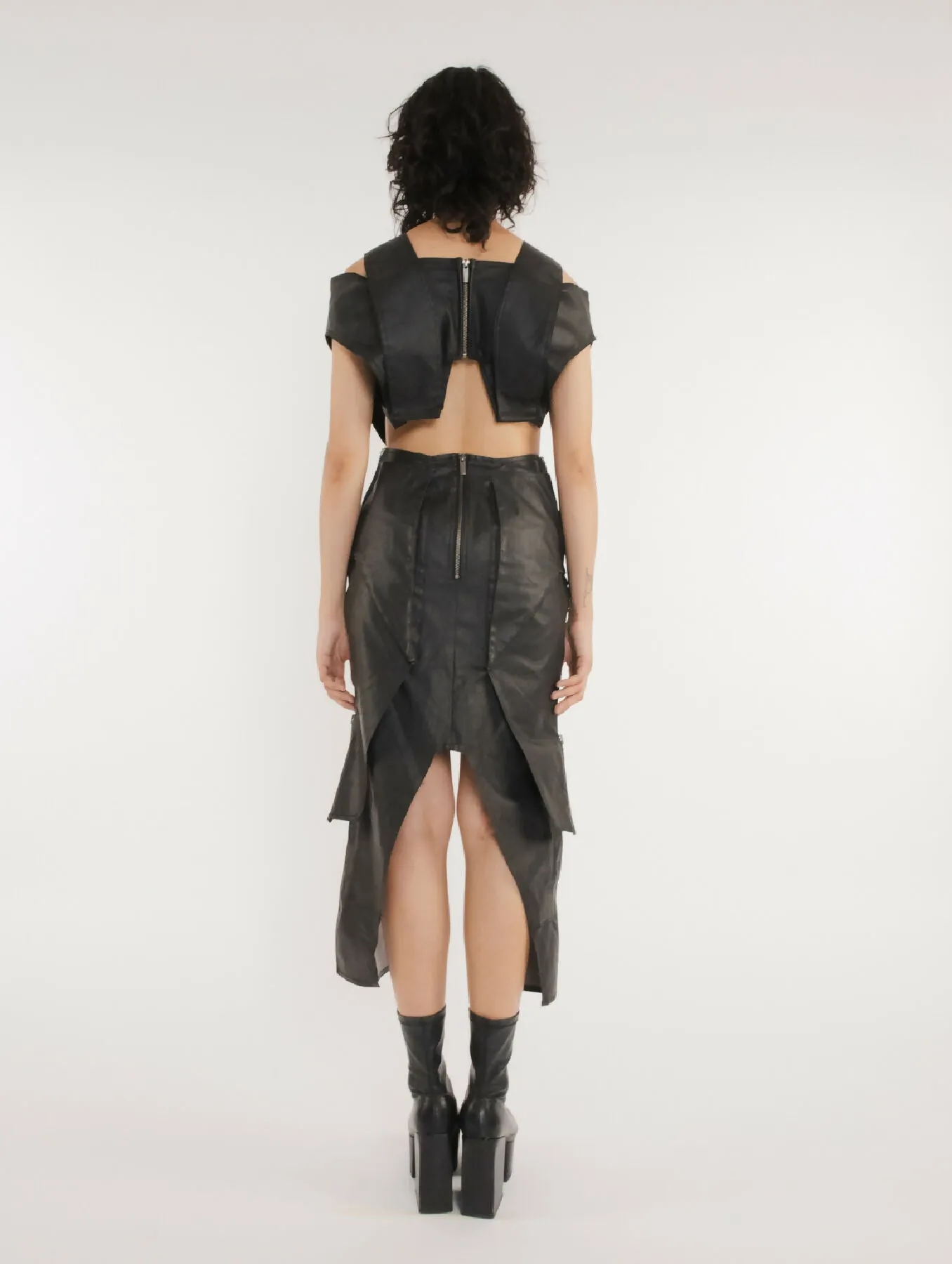 Denim Layered Skirt