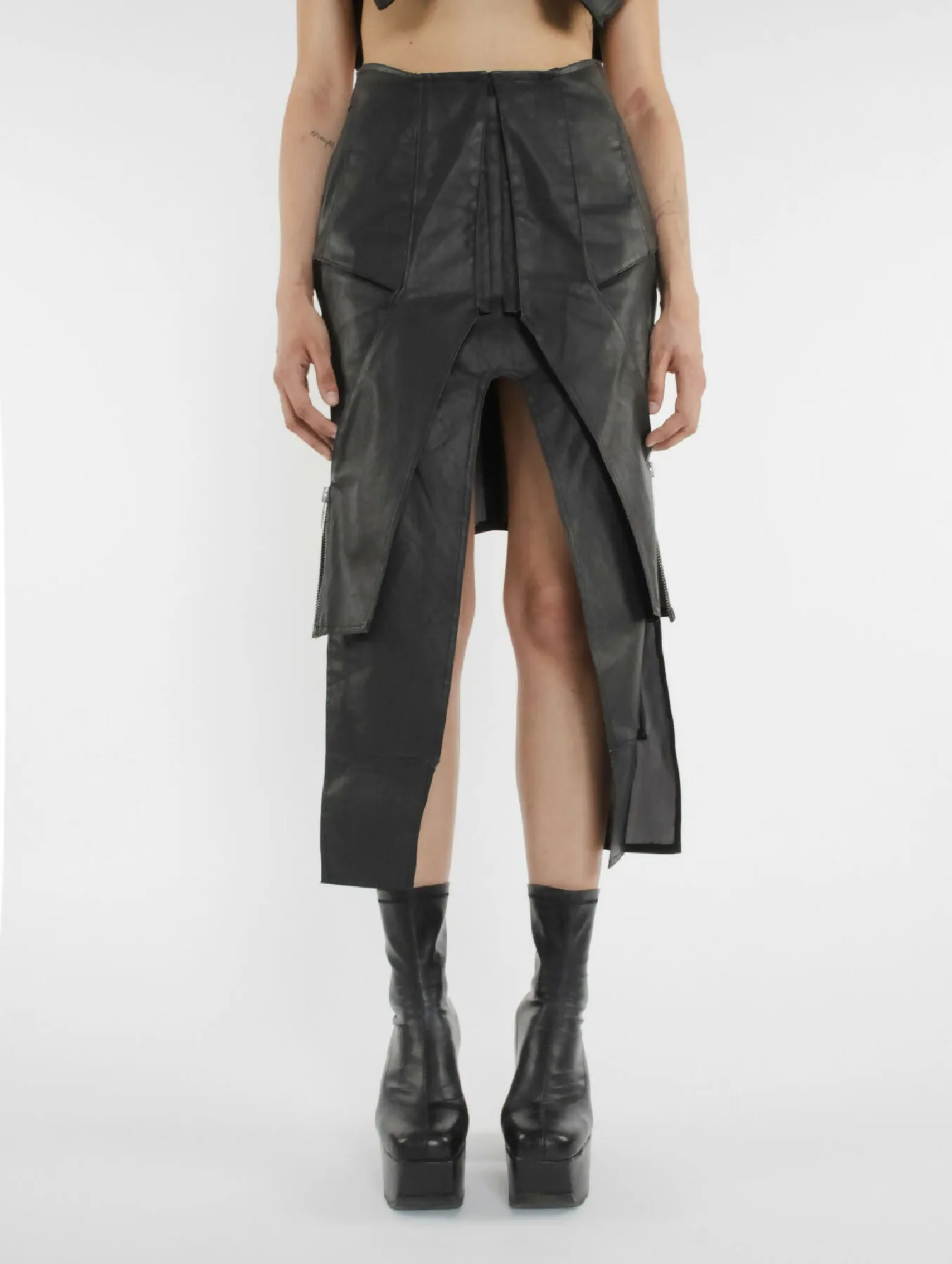Denim Layered Skirt