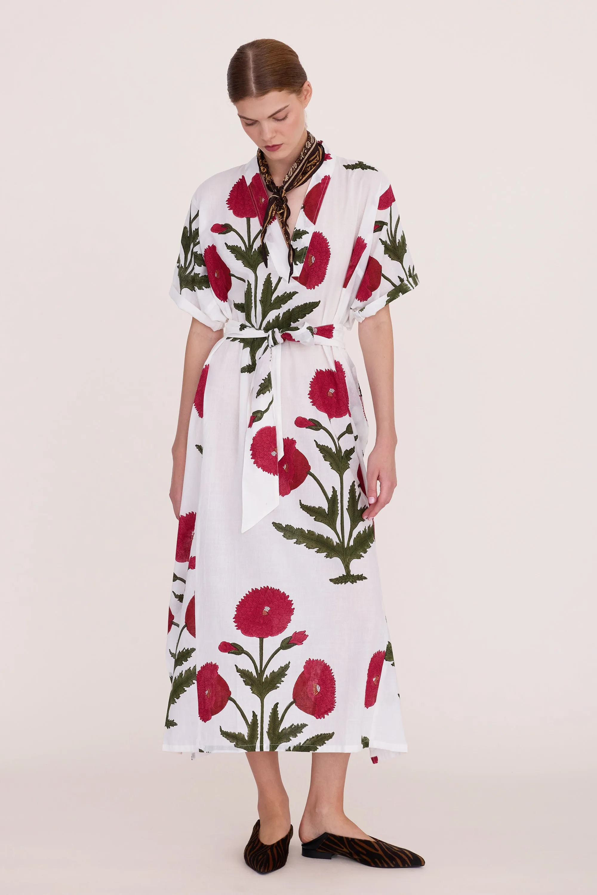 Dhara Poppy Kaftan