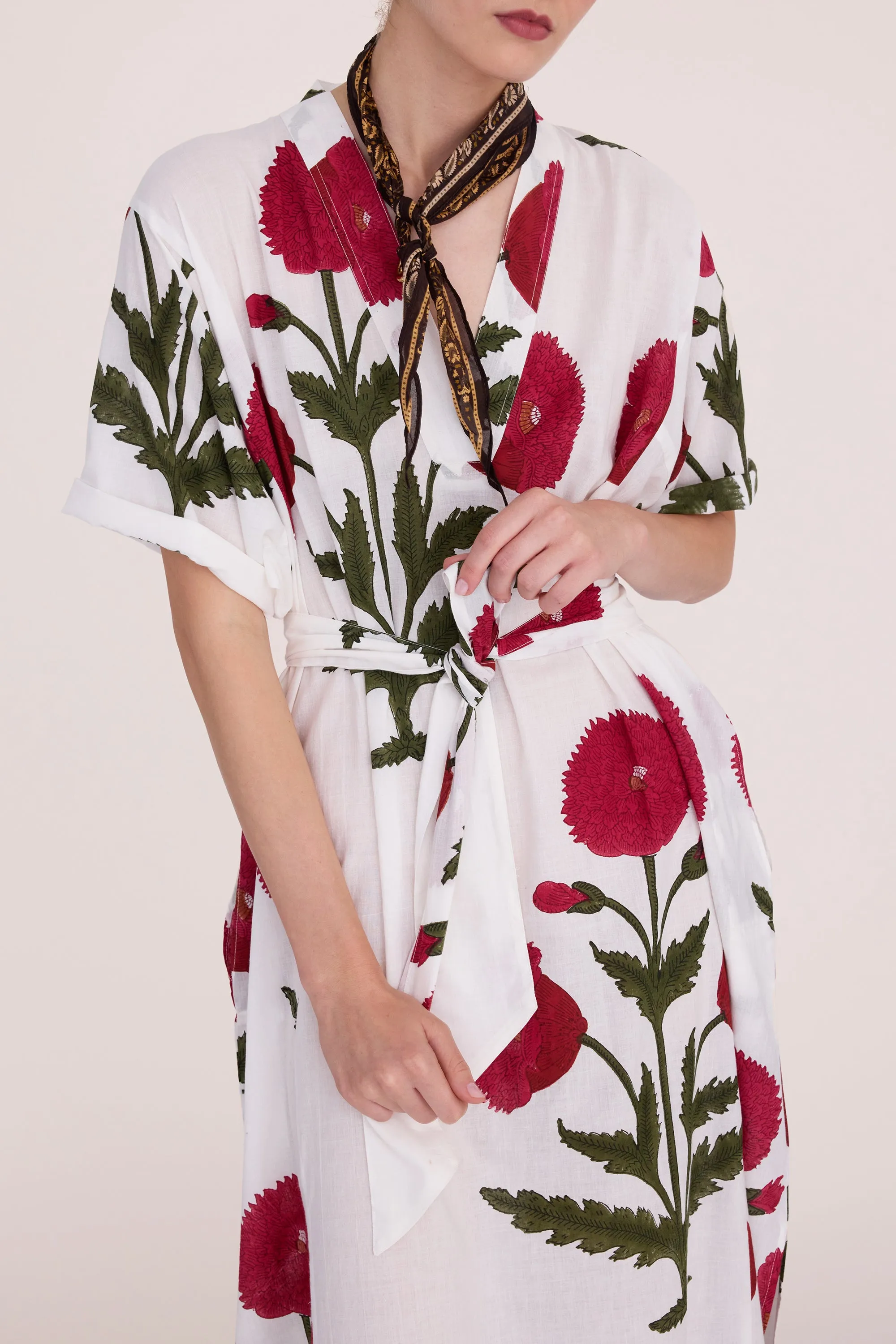 Dhara Poppy Kaftan
