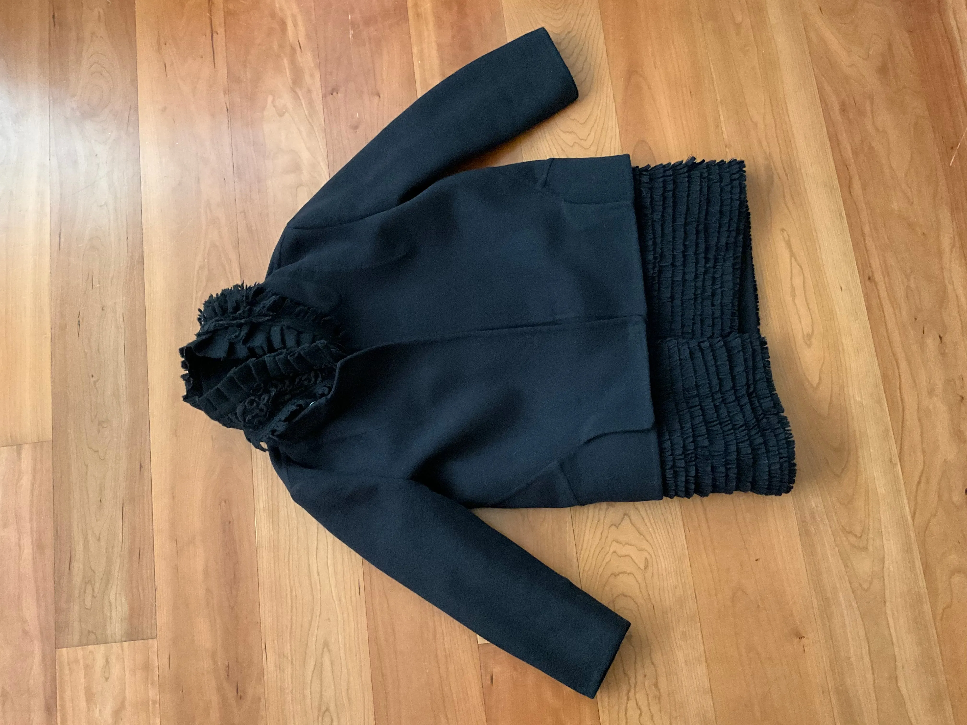 Ermanno Scervino 2 in 1 Wool Down Jacket Coat Size I 38 US 2 UK 6 XS ladies