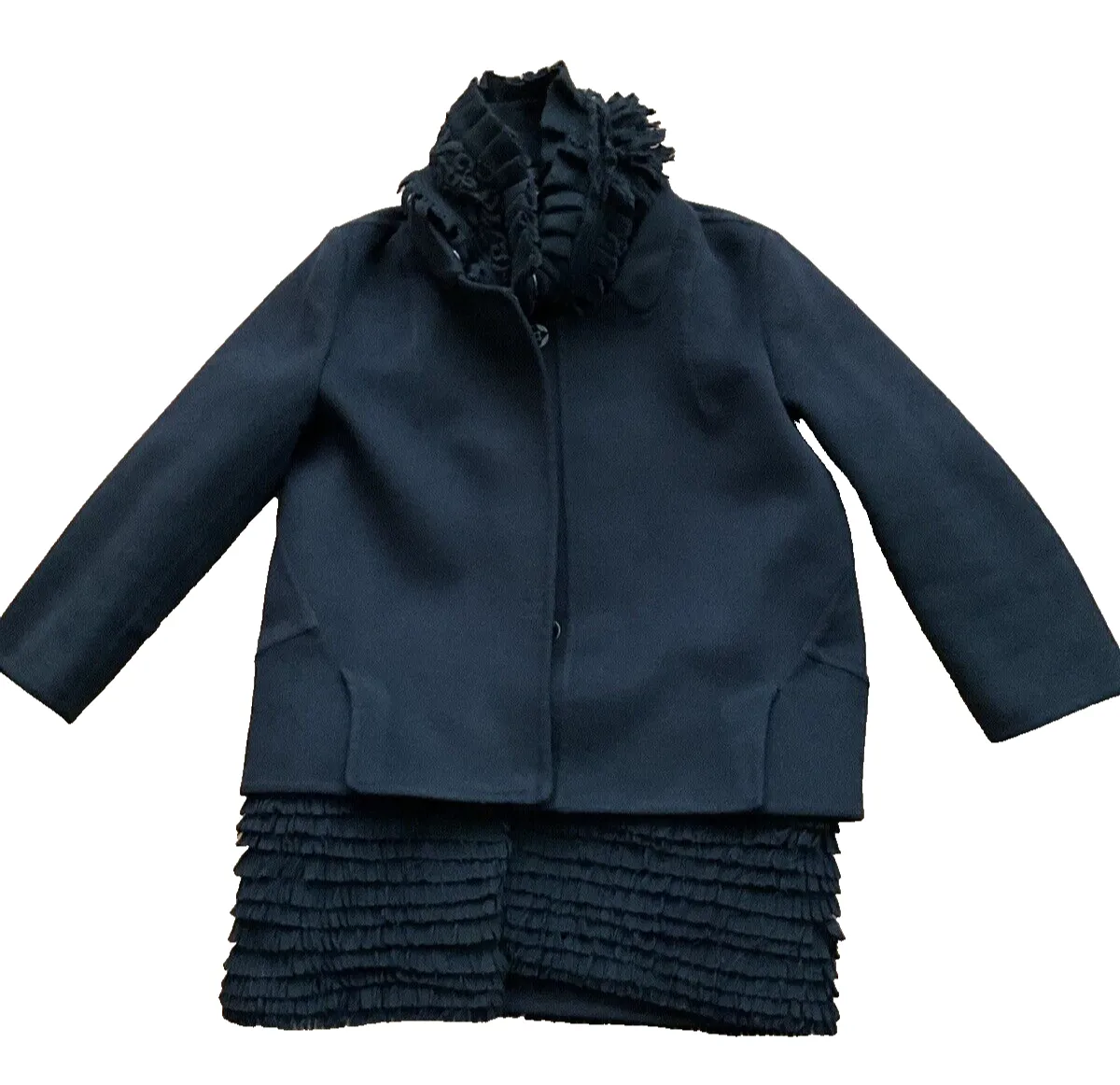 Ermanno Scervino 2 in 1 Wool Down Jacket Coat Size I 38 US 2 UK 6 XS ladies