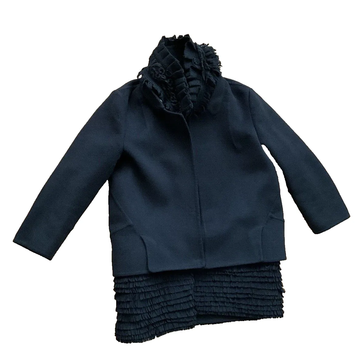 Ermanno Scervino 2 in 1 Wool Down Jacket Coat Size I 38 US 2 UK 6 XS ladies