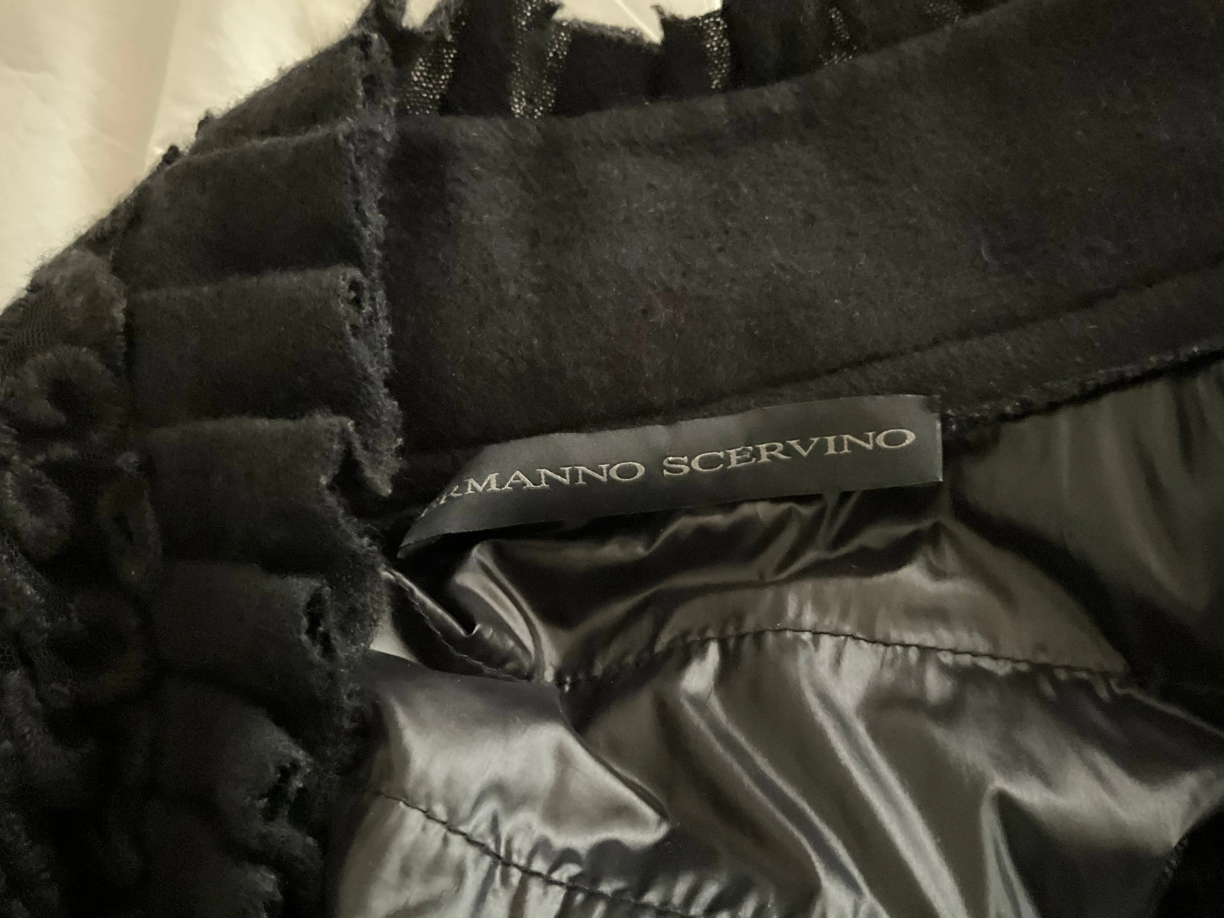 Ermanno Scervino 2 in 1 Wool Down Jacket Coat Size I 38 US 2 UK 6 XS ladies
