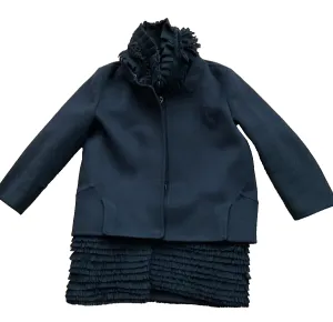 Ermanno Scervino 2 in 1 Wool Down Jacket Coat Size I 38 US 2 UK 6 XS ladies