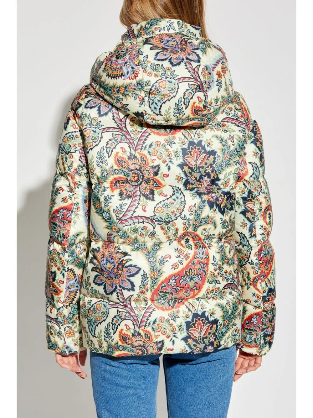 Etro Paisley Print Hooded Puffer Jacket