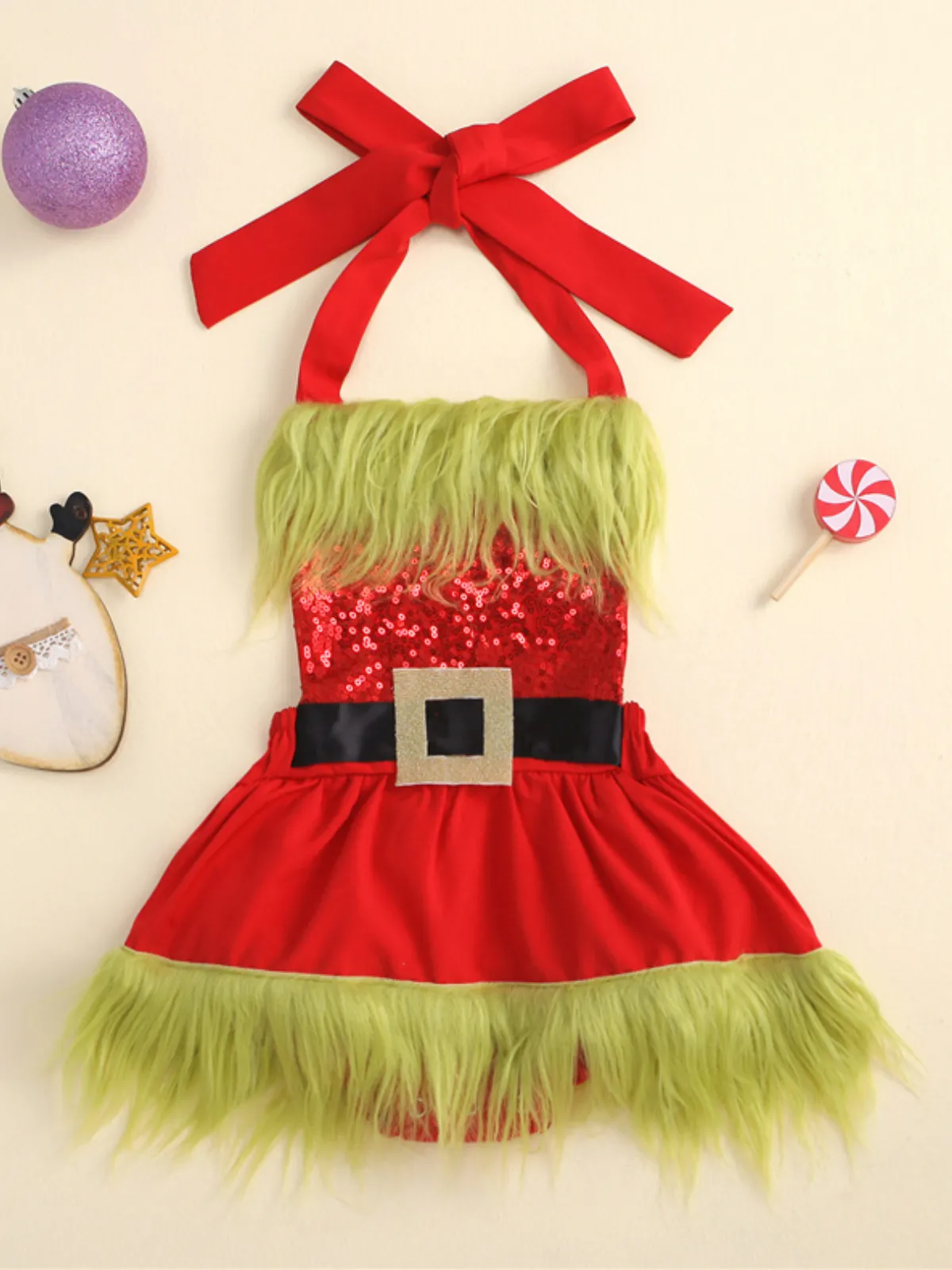 Here Comes Trouble Grinch-Inspired Christmas Costume