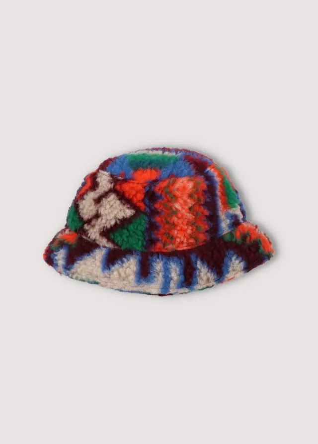 Kids' Everest Hat Orange/Blue