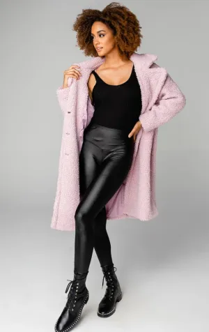 Lavender Teddy Faux Jacket