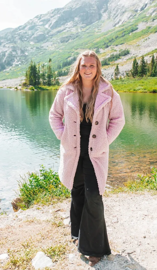 Lavender Teddy Faux Jacket