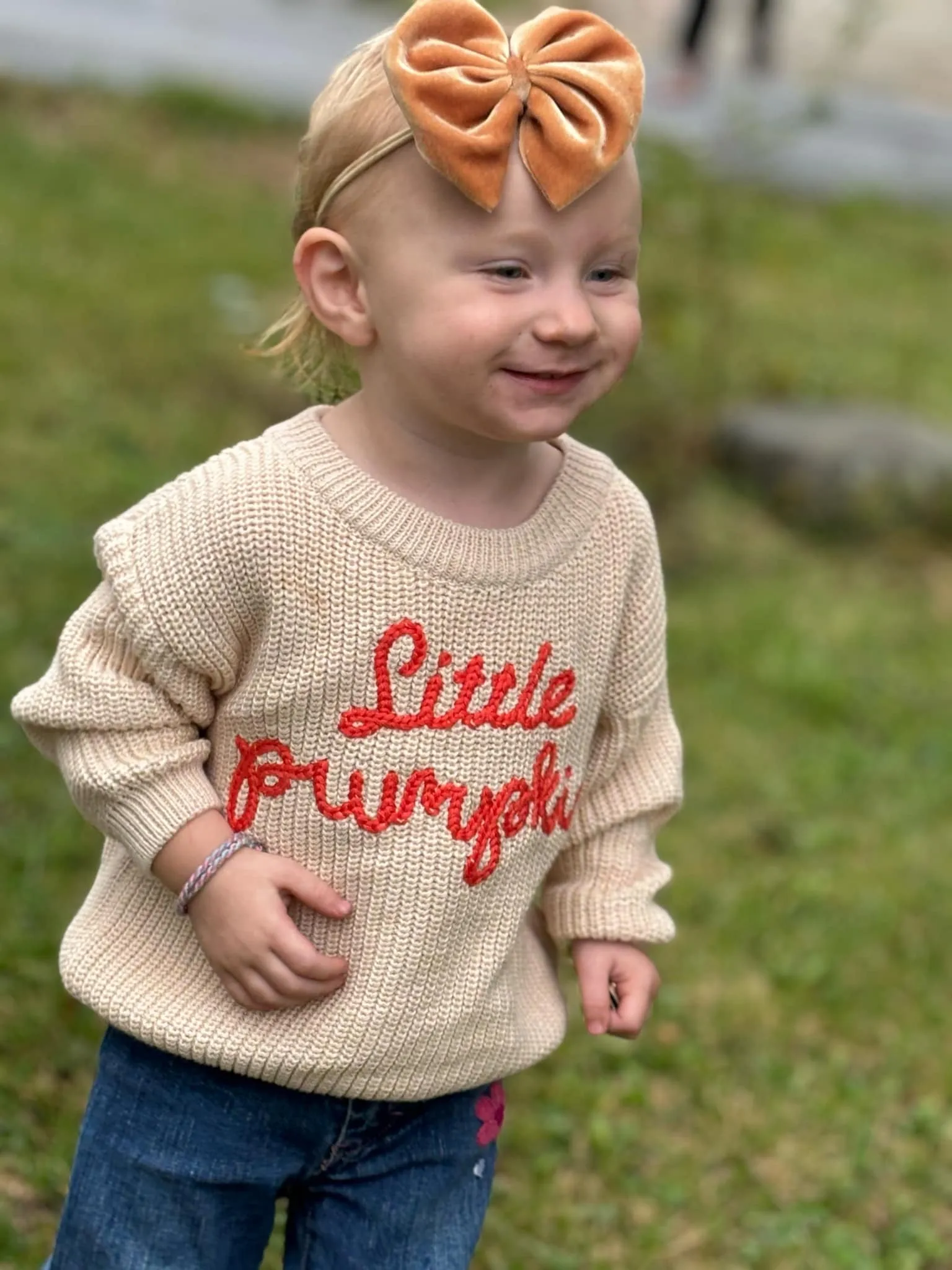 Little Pumpkin Knit Sweater