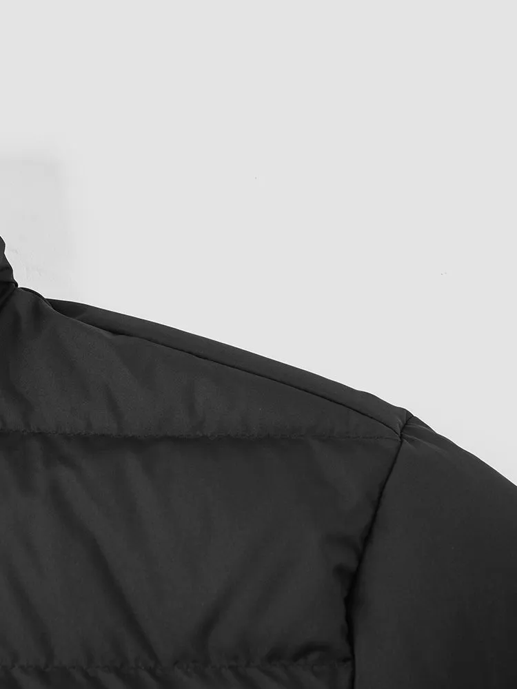 Men's short and light down jacket
