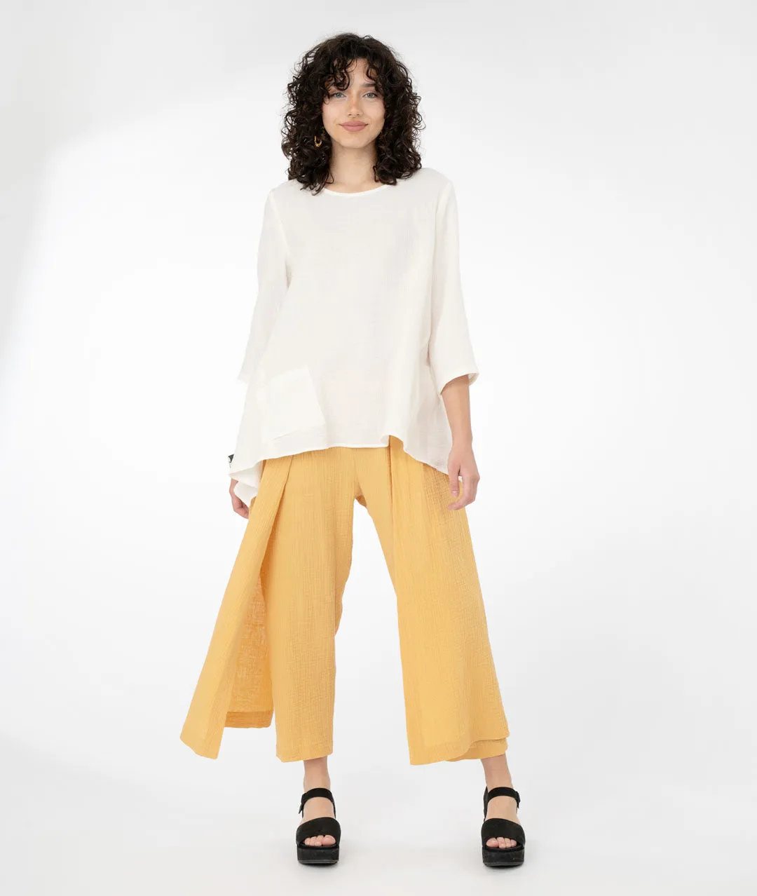 Niche - Plus - Gauze - Triangle Top - Cream