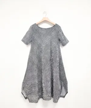 Niche - Ridge Stripe - Florence Dress - Black