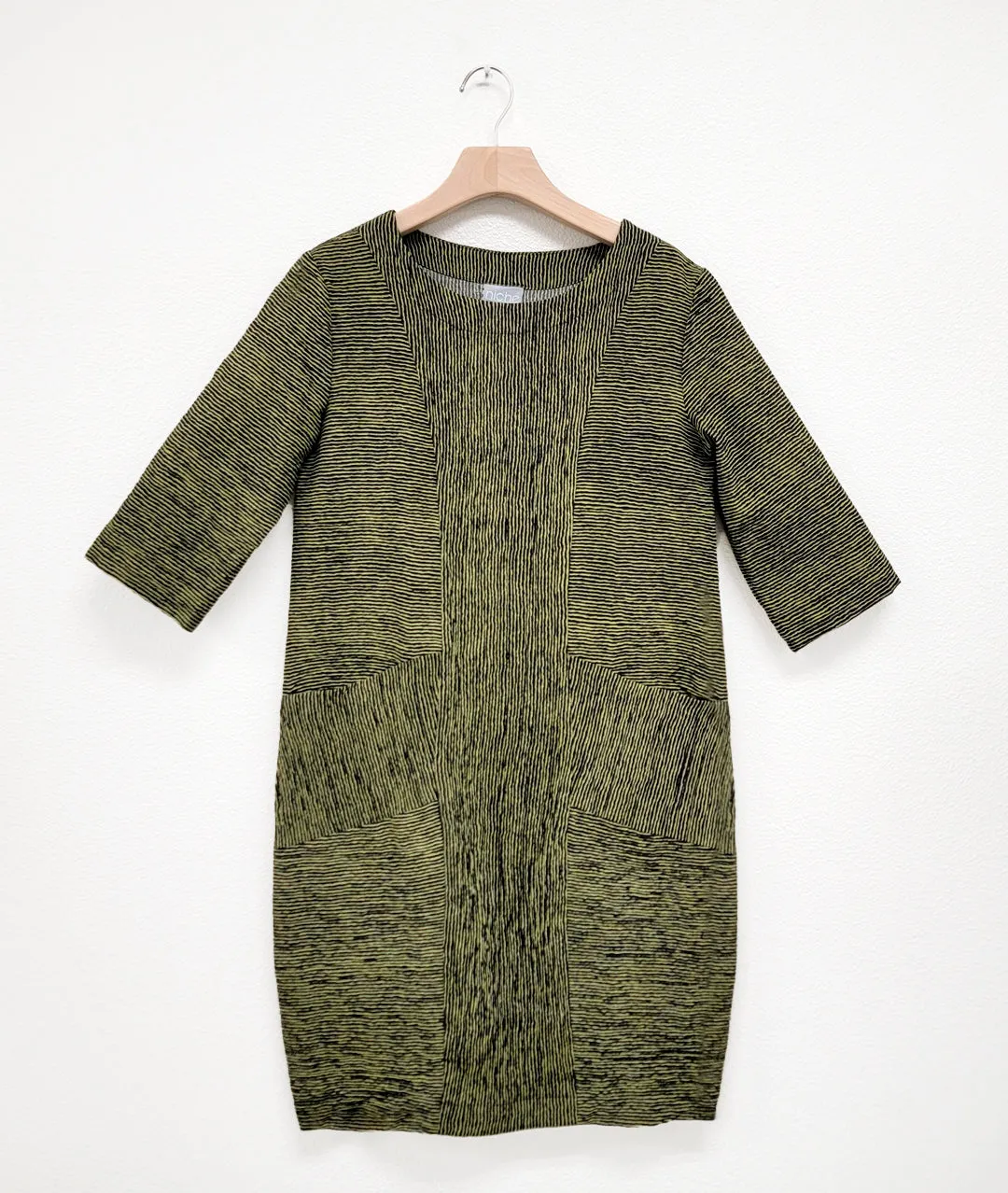 Niche - Ridge Stripe - Friday Dress - Green
