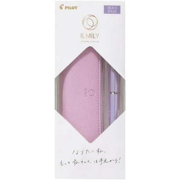 PILOT BIL-80EF-A IMILLY series limited season color light ripe bright color gradient 0.5MM black ink oil pen double-sided pencil case A5 B6 notebook