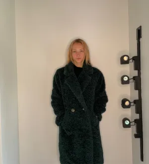 PLUSH TEDDY BEAR EMERALD COAT