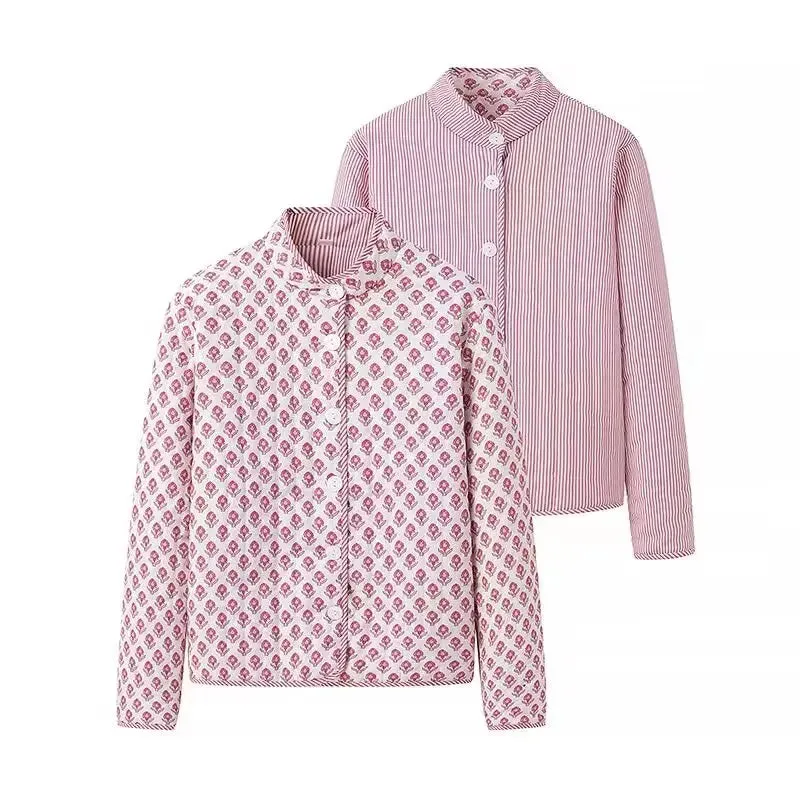 Reversible Ethnic Print Jacket