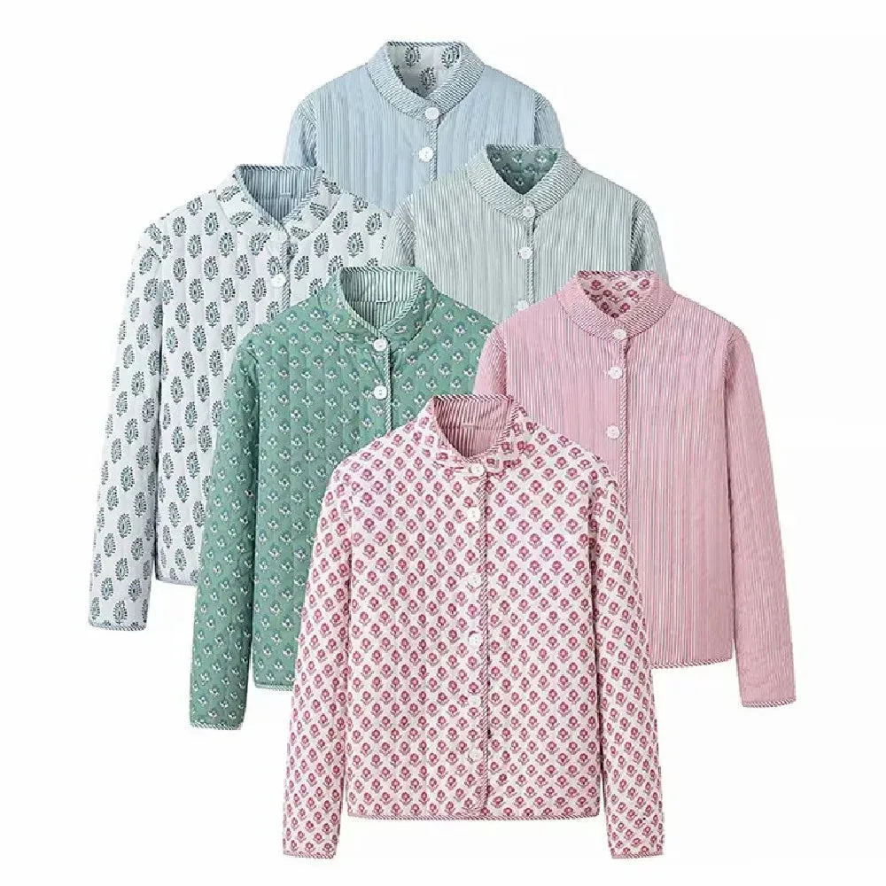 Reversible Ethnic Print Jacket