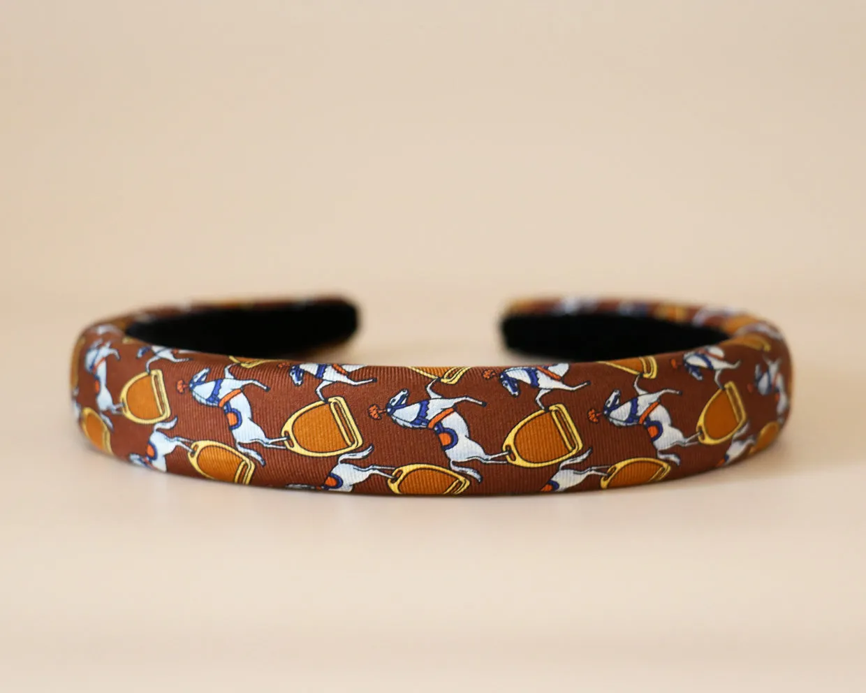 Slender Headband Brown Pony No Studs
