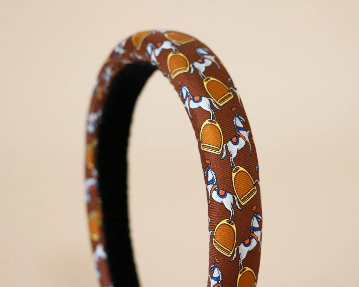 Slender Headband Brown Pony No Studs