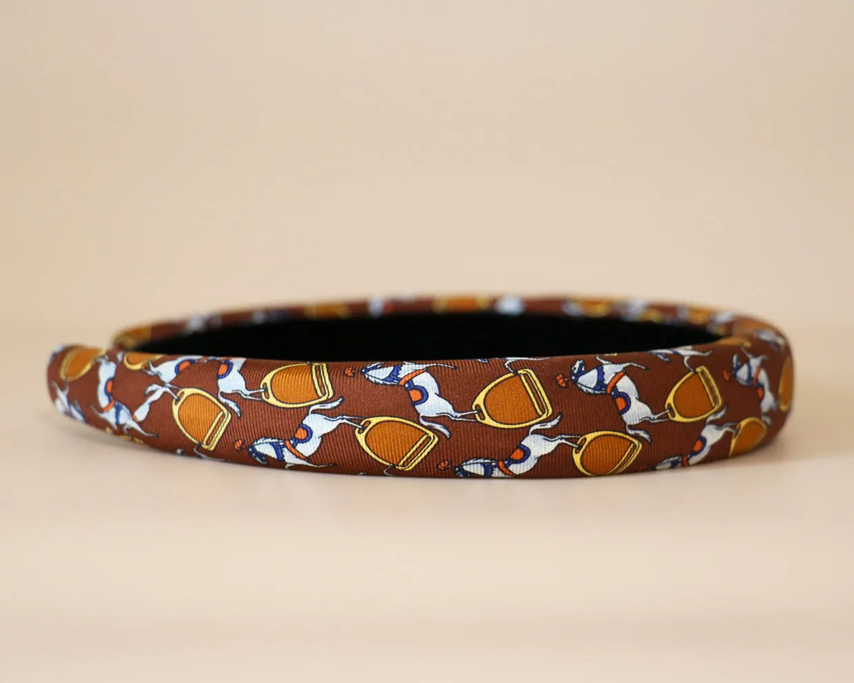 Slender Headband Brown Pony No Studs