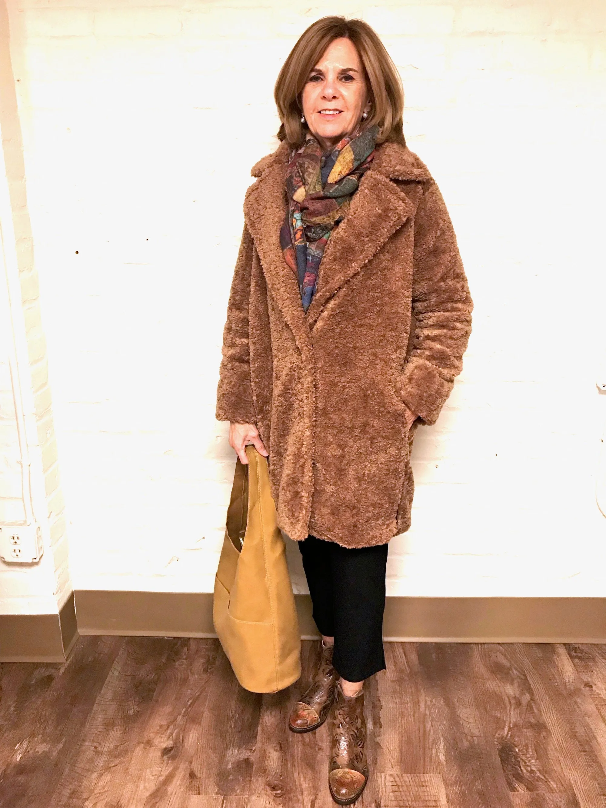 Teddy Coat - Cognac