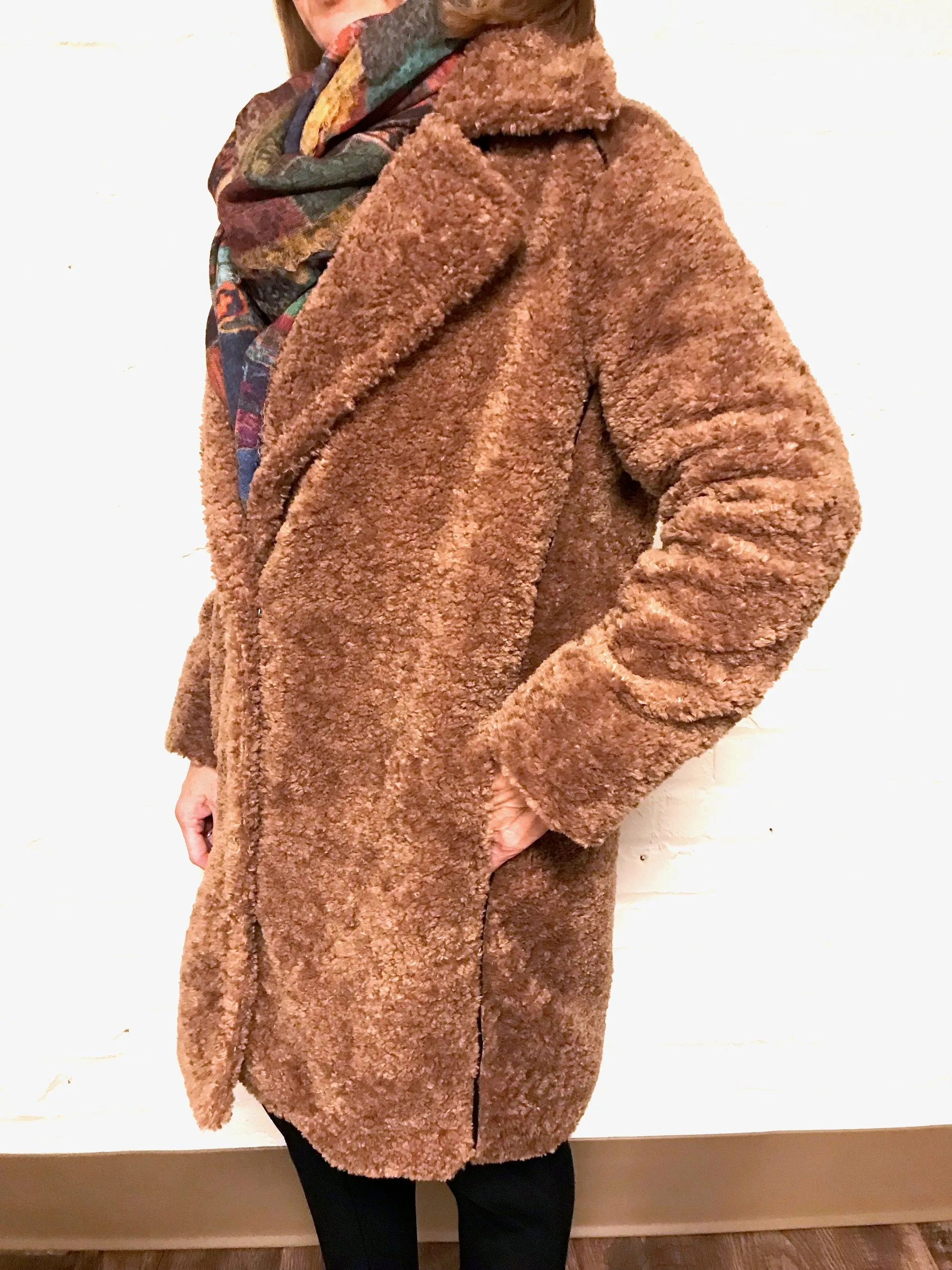 Teddy Coat - Cognac