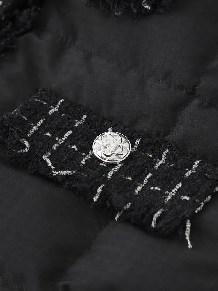 Women's short regular down jacket