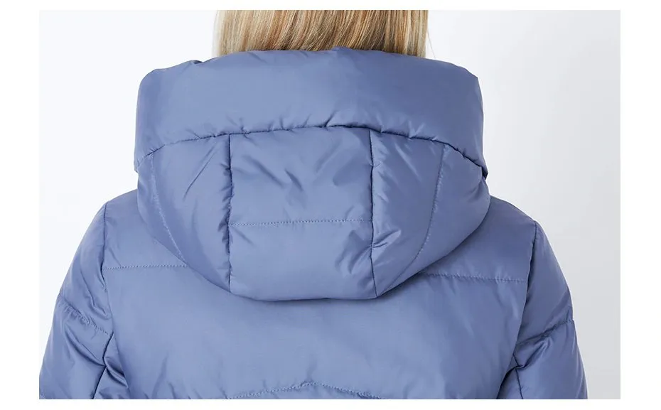 Women's Winter Comfortable Bio-Fluff Long Down Coat With Hood