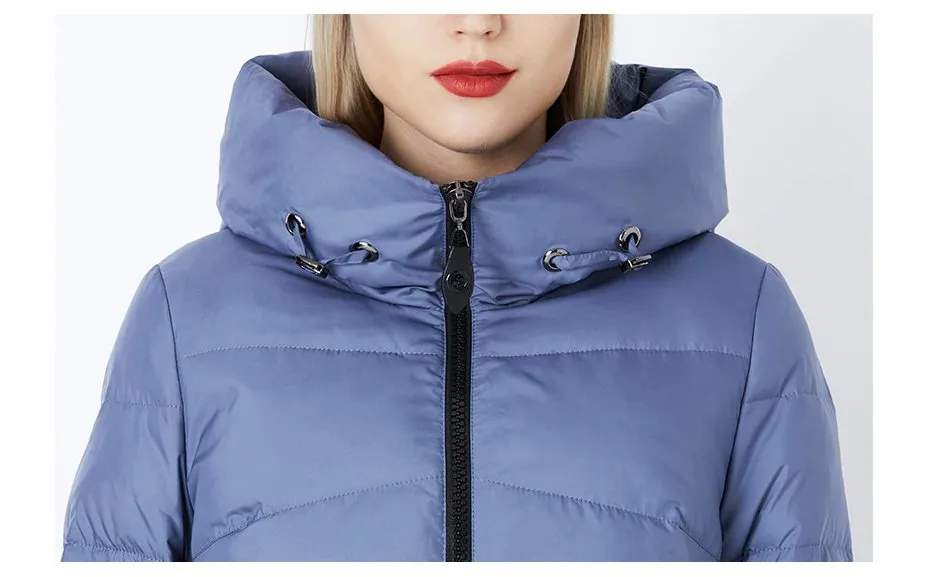 Women's Winter Comfortable Bio-Fluff Long Down Coat With Hood